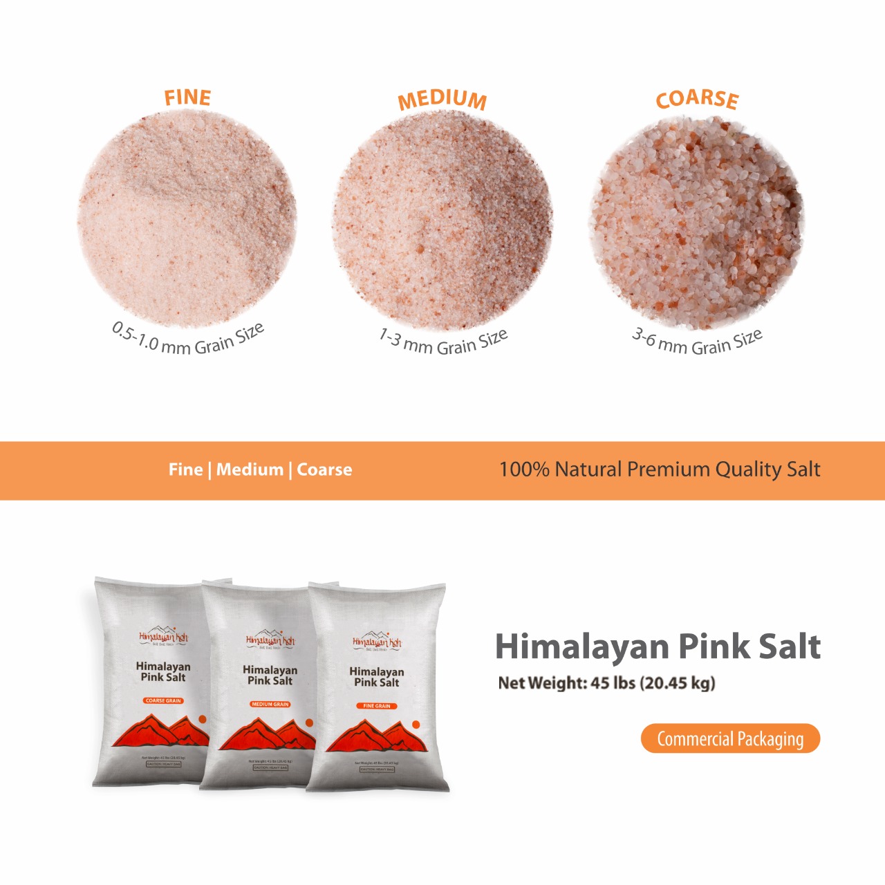 Bag of Himalayan Pink Salt for Livestock (45 lb)