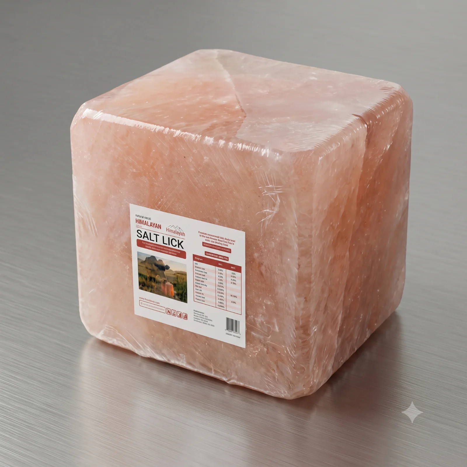 30 lb Red Rock Salt Lick for Cattle - Image 1