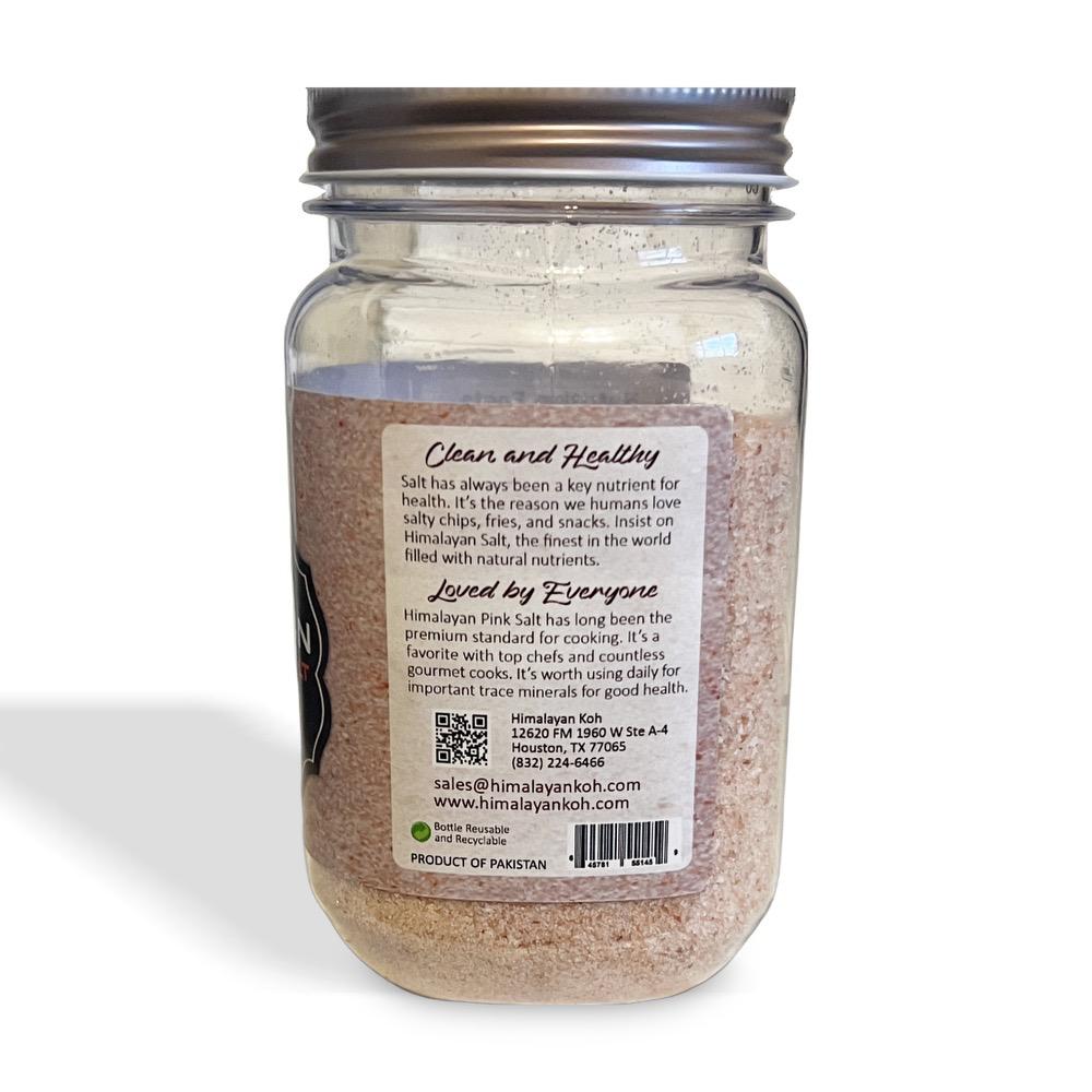 Himalayan Edible Pink Salt – 16 oz Jar | Fine Grain